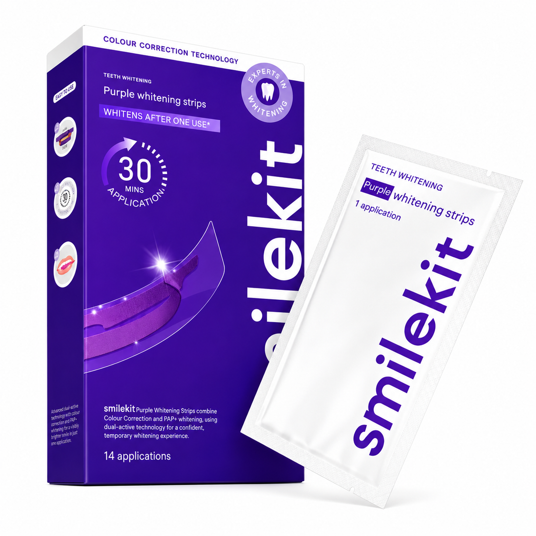 Evera Purple Teeth Whitening Strips