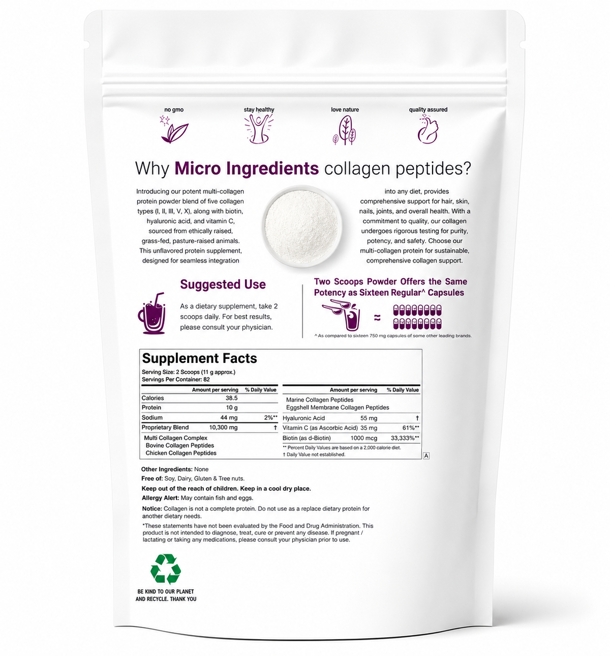 Multi Collagen Peptides Powder